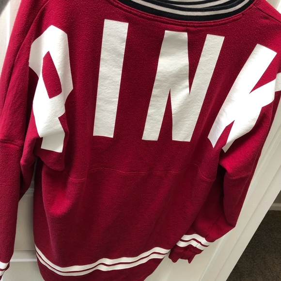 Retro red pink sweatshirt - Picture 1 of 3